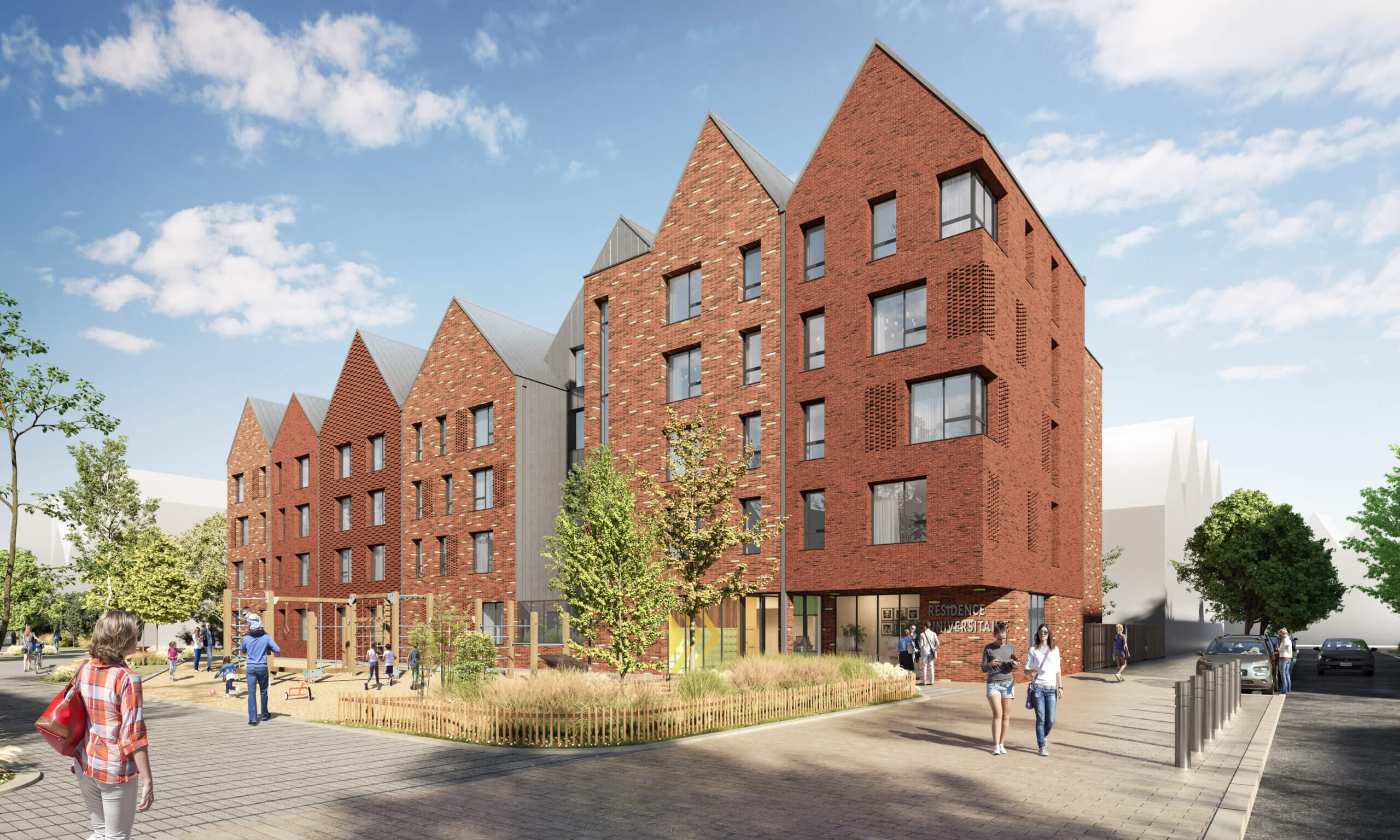 Projet de résidence universitaire - forma-architectes